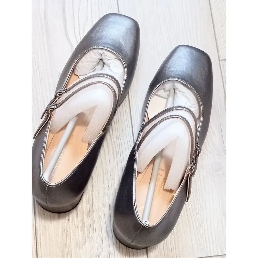 (S-4759) Journee Collection Nally Womens Square Toe Block Heel Pumps Sz 9 - Picture 10 of 15